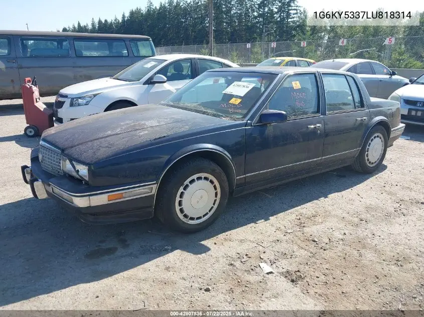 1990 Cadillac Seville Touring VIN: 1G6KY5337LU818314 Lot: 42807836
