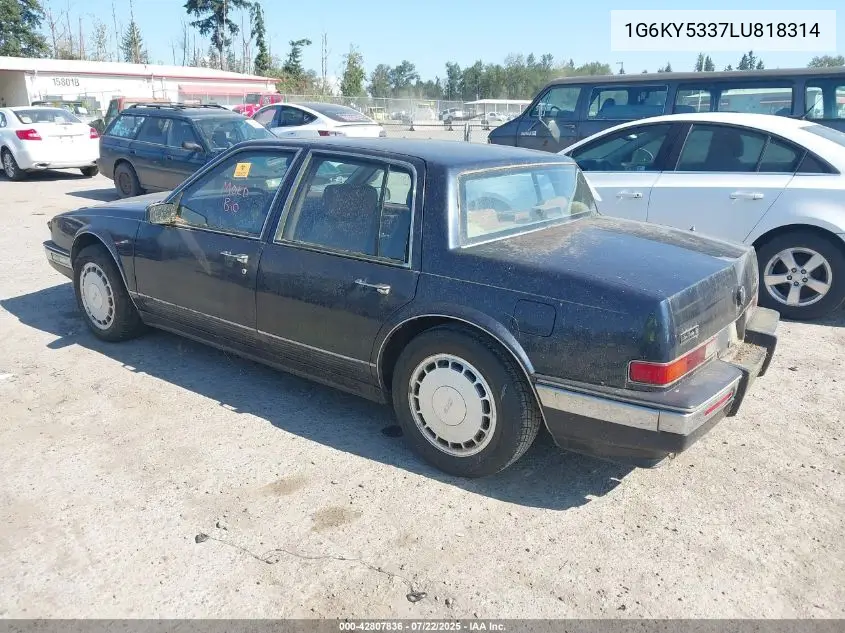 1990 Cadillac Seville Touring VIN: 1G6KY5337LU818314 Lot: 42807836