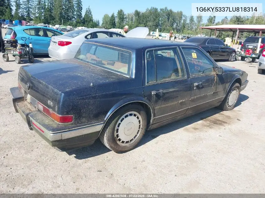 1990 Cadillac Seville Touring VIN: 1G6KY5337LU818314 Lot: 42807836