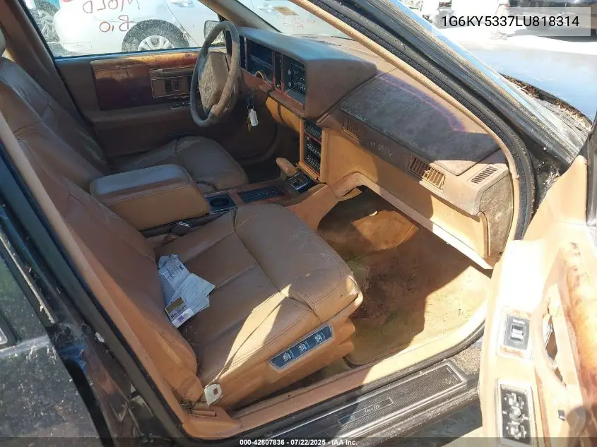 1990 Cadillac Seville Touring VIN: 1G6KY5337LU818314 Lot: 42807836