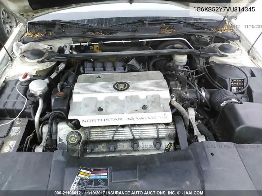 1997 Cadillac Seville Sls VIN: 1G6KS52Y7VU814345 Lot: 21108612