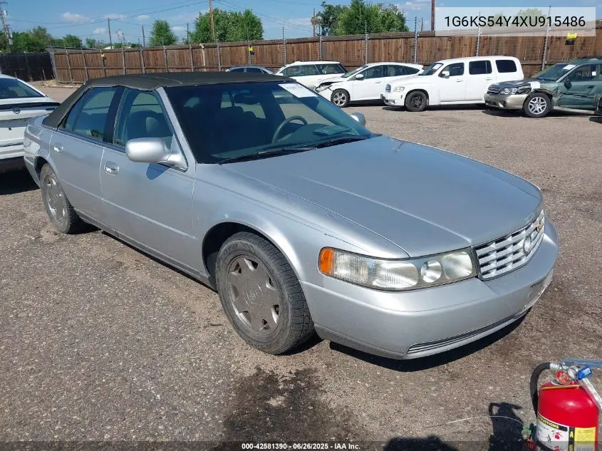 1999 Cadillac Seville Sls VIN: 1G6KS54Y4XU915486 Lot: 42581390