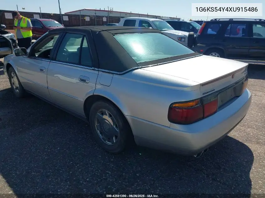 1999 Cadillac Seville Sls VIN: 1G6KS54Y4XU915486 Lot: 42581390