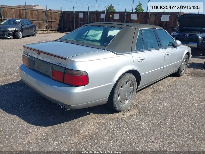 1999 Cadillac Seville Sls VIN: 1G6KS54Y4XU915486 Lot: 42581390