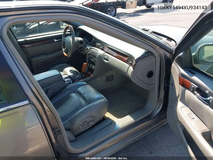 1999 Cadillac Seville Sts VIN: 1G6KY5494XU934143 Lot: 42591257