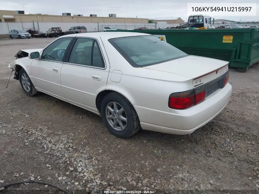 2001 Cadillac Seville Sts VIN: 1G6KY54941U215997 Lot: 42118257