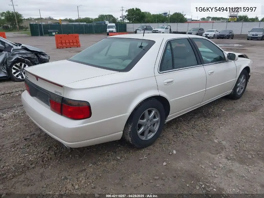 2001 Cadillac Seville Sts VIN: 1G6KY54941U215997 Lot: 42118257