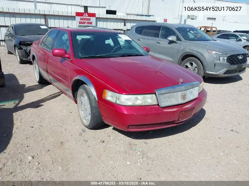 2002 Cadillac Seville Sls VIN: 1G6KS54Y52U170627 Lot: 41796253