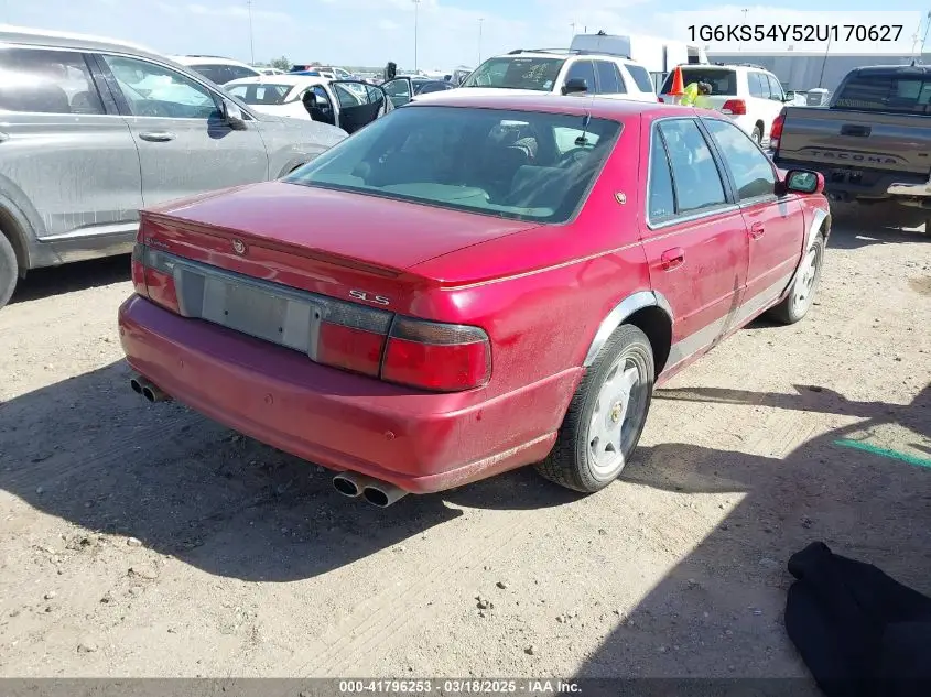 2002 Cadillac Seville Sls VIN: 1G6KS54Y52U170627 Lot: 41796253