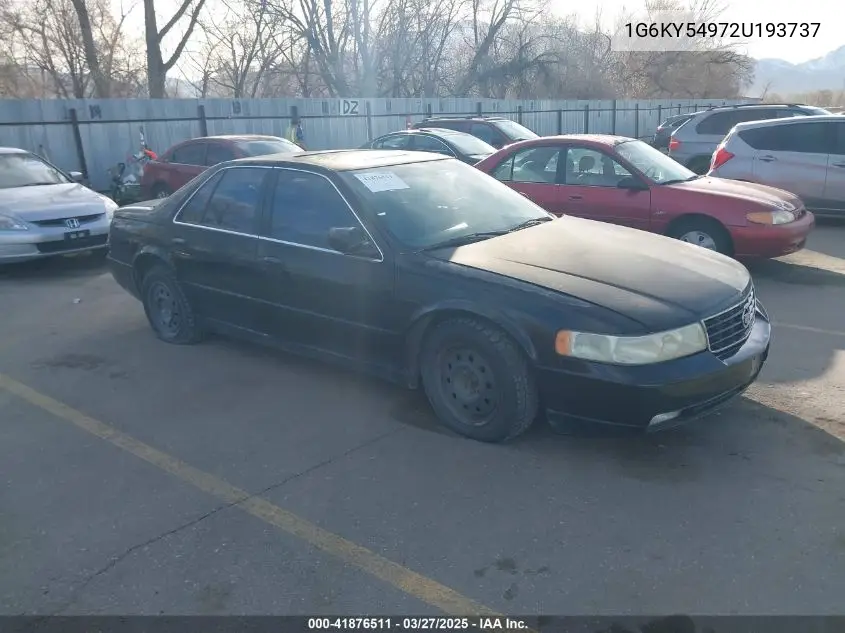 2002 Cadillac Seville Sts VIN: 1G6KY54972U193737 Lot: 41876511
