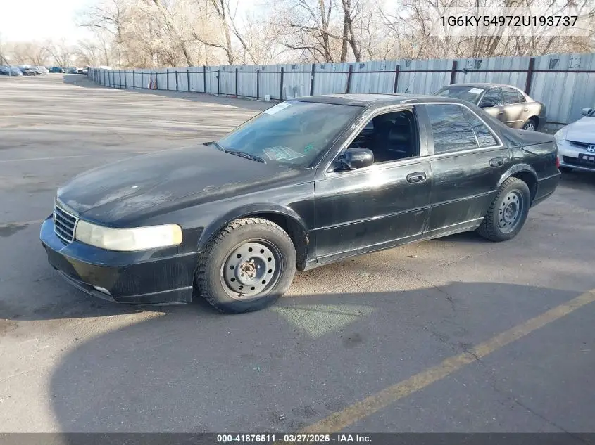 2002 Cadillac Seville Sts VIN: 1G6KY54972U193737 Lot: 41876511