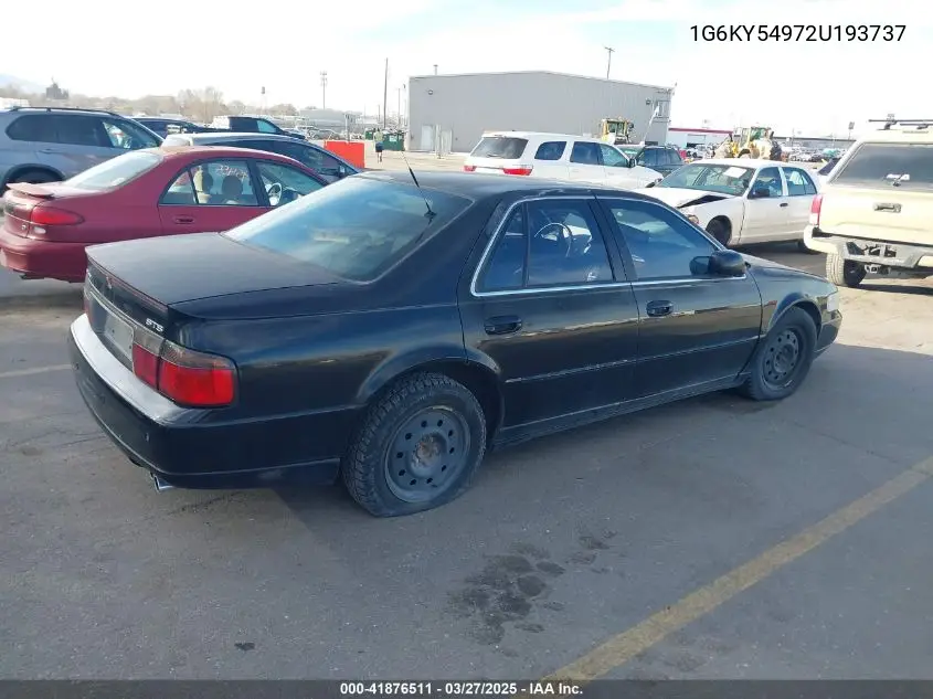 2002 Cadillac Seville Sts VIN: 1G6KY54972U193737 Lot: 41876511