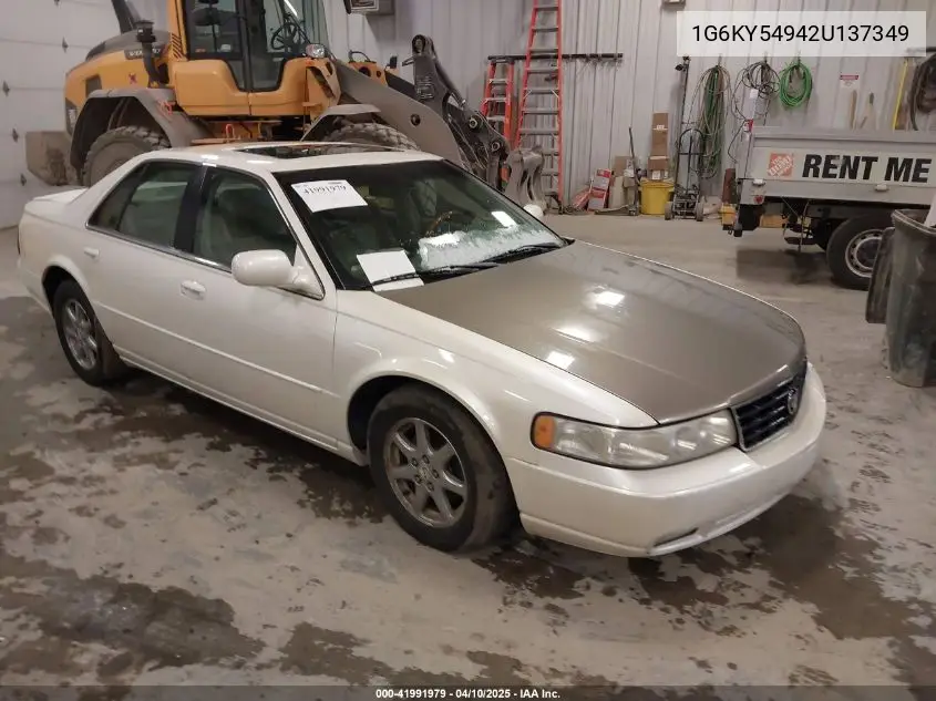 2002 Cadillac Seville Sts VIN: 1G6KY54942U137349 Lot: 41991979
