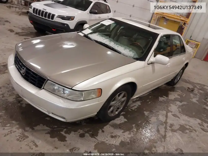 2002 Cadillac Seville Sts VIN: 1G6KY54942U137349 Lot: 41991979