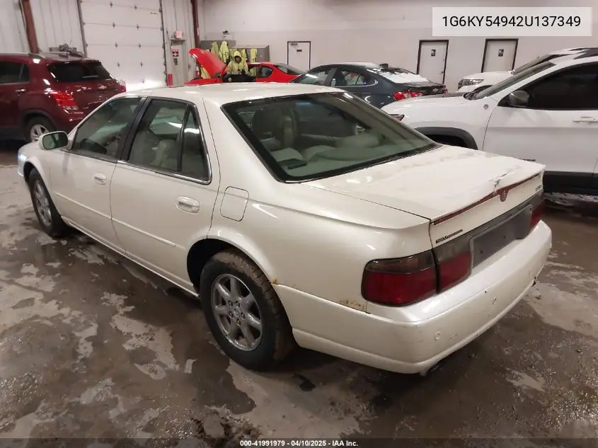 2002 Cadillac Seville Sts VIN: 1G6KY54942U137349 Lot: 41991979