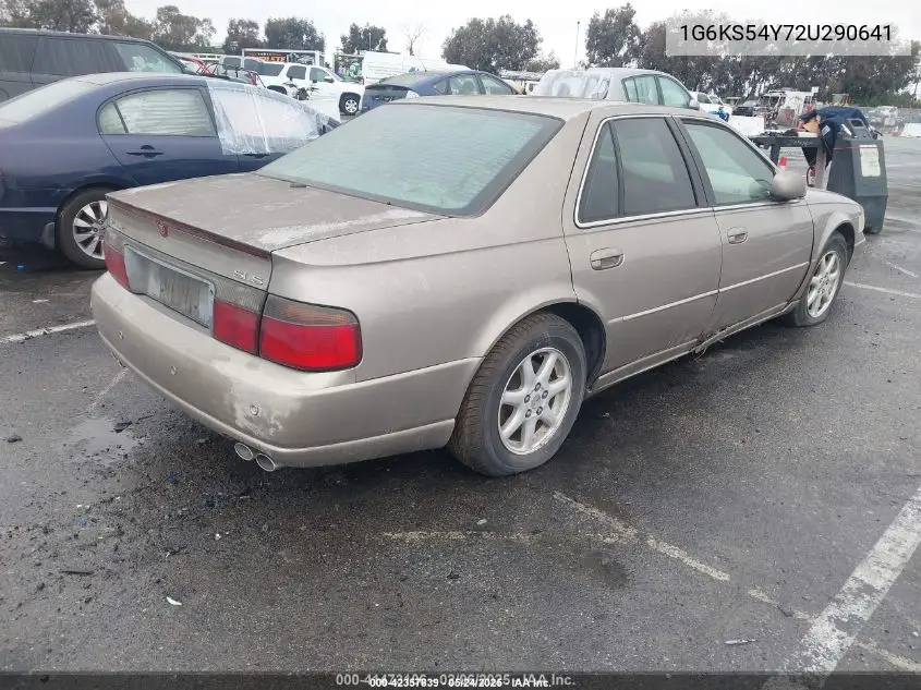 2002 Cadillac Seville Sls VIN: 1G6KS54Y72U290641 Lot: 42357839