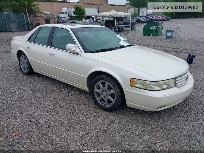 2002 Cadillac Seville Sts VIN: 1G6KY54982U129982 Lot: 42457686