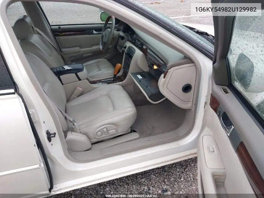 2002 Cadillac Seville Sts VIN: 1G6KY54982U129982 Lot: 42457686