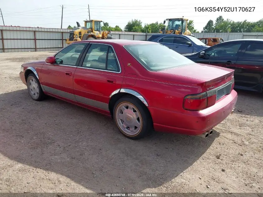 2002 Cadillac Seville Sls VIN: 1G6KS54Y52U170627 Lot: 42650746
