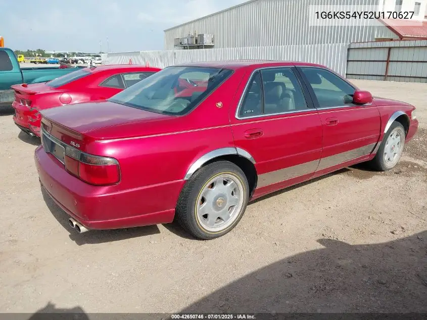 2002 Cadillac Seville Sls VIN: 1G6KS54Y52U170627 Lot: 42650746