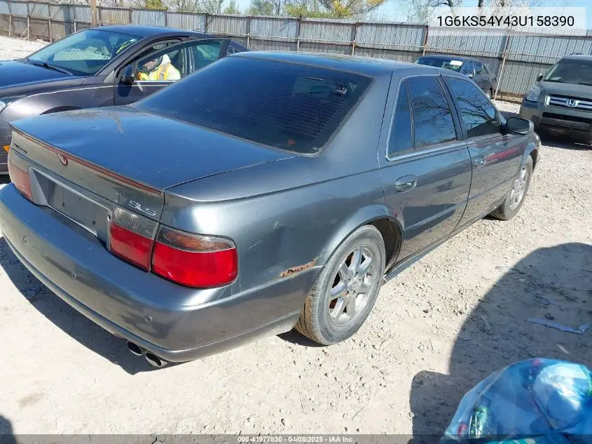2003 Cadillac Seville Sls VIN: 1G6KS54Y43U158390 Lot: 41977830