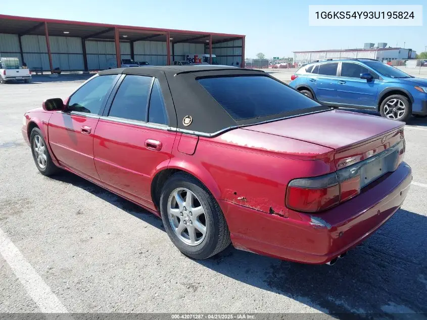 2003 Cadillac Seville Sls VIN: 1G6KS54Y93U195824 Lot: 42071287