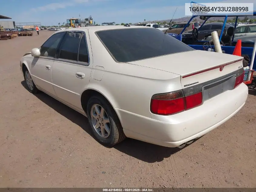 2003 Cadillac Seville Sls VIN: 1G6KS54Y33U288998 Lot: 42164932