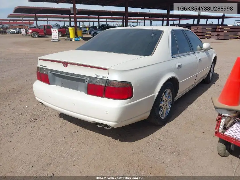 2003 Cadillac Seville Sls VIN: 1G6KS54Y33U288998 Lot: 42164932