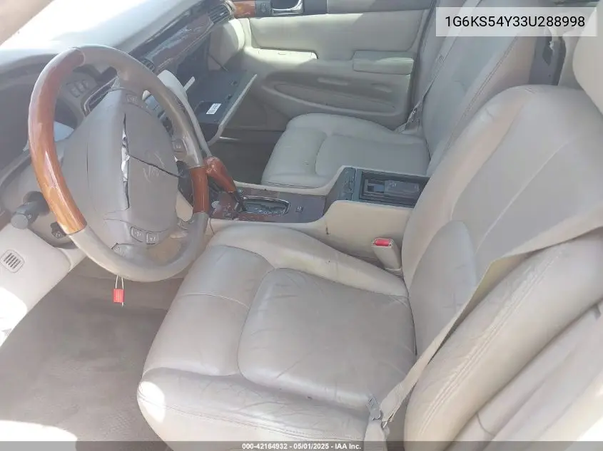 2003 Cadillac Seville Sls VIN: 1G6KS54Y33U288998 Lot: 42164932