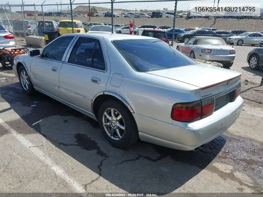 2003 Cadillac Seville VIN: 1G6KS54143U214795 Lot: 42348542