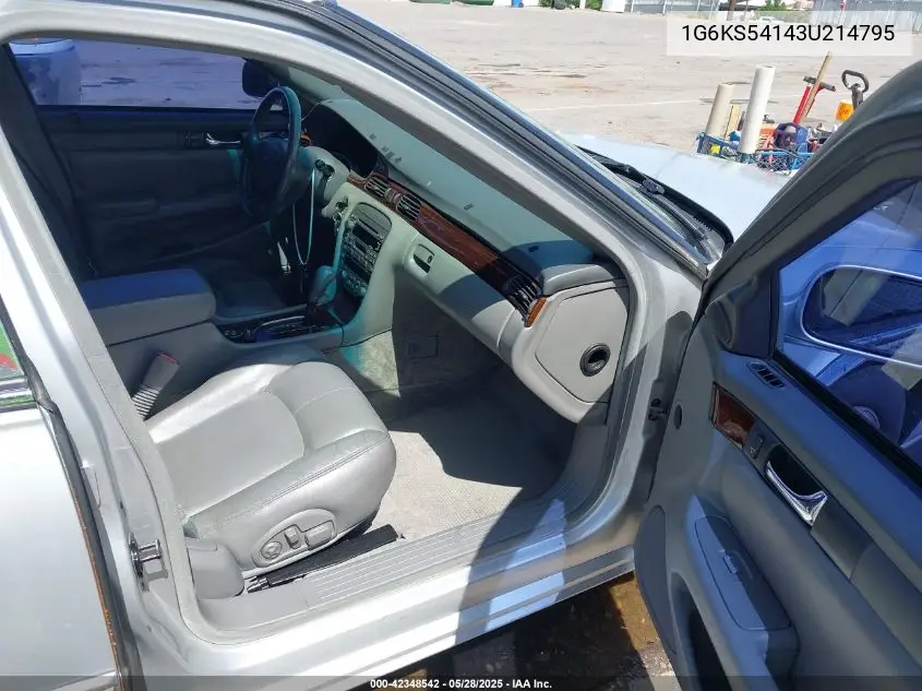 2003 Cadillac Seville VIN: 1G6KS54143U214795 Lot: 42348542