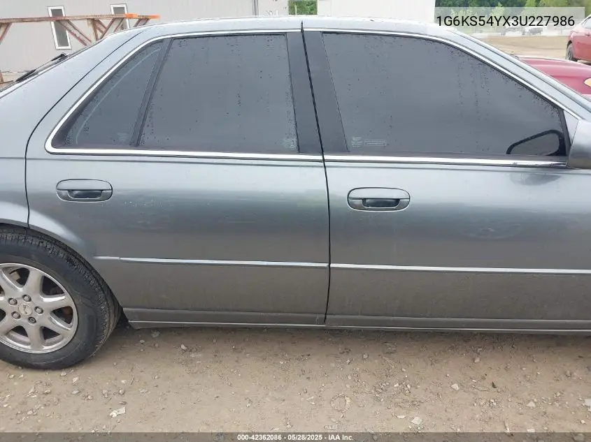 2003 Cadillac Seville Sls VIN: 1G6KS54YX3U227986 Lot: 42362086