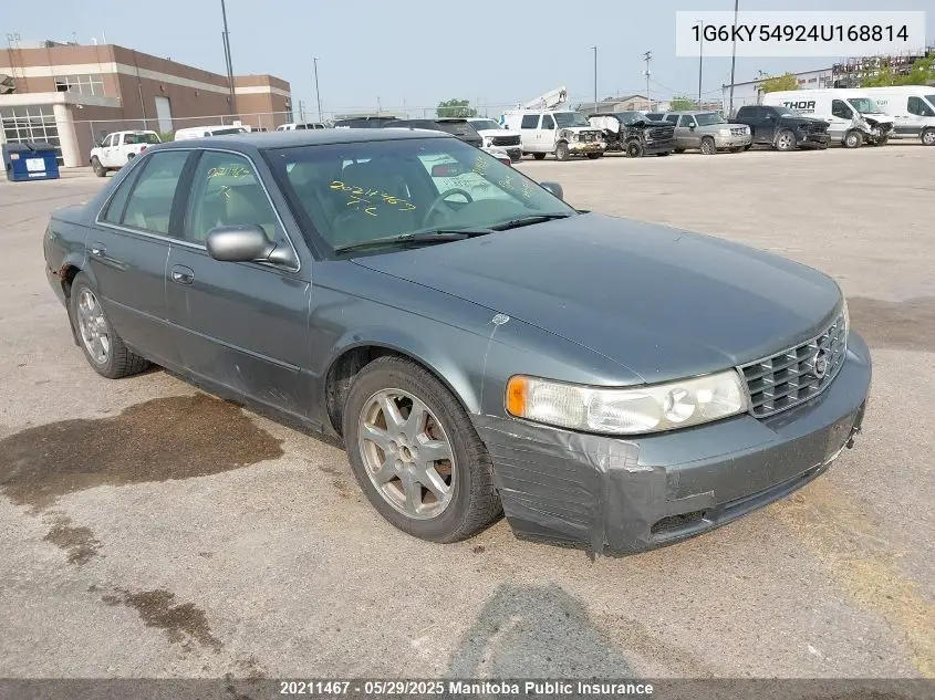 2004 Cadillac Seville Sts VIN: 1G6KY54924U168814 Lot: 20211467