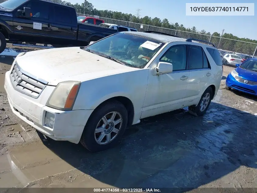 2004 Cadillac Srx Standard VIN: 1GYDE637740114771 Lot: 41774358