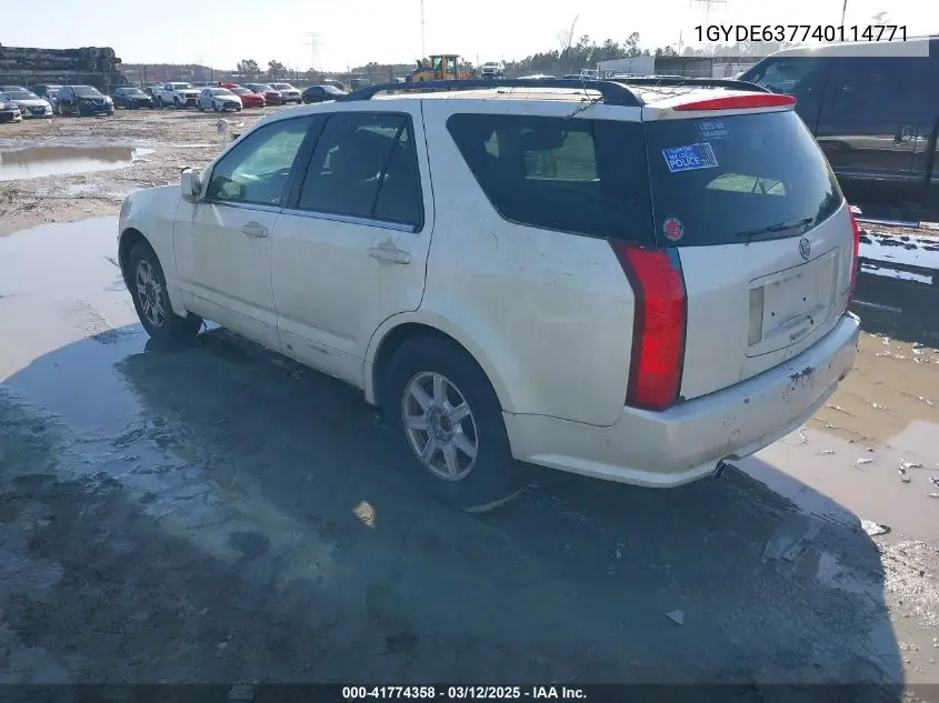2004 Cadillac Srx Standard VIN: 1GYDE637740114771 Lot: 41774358
