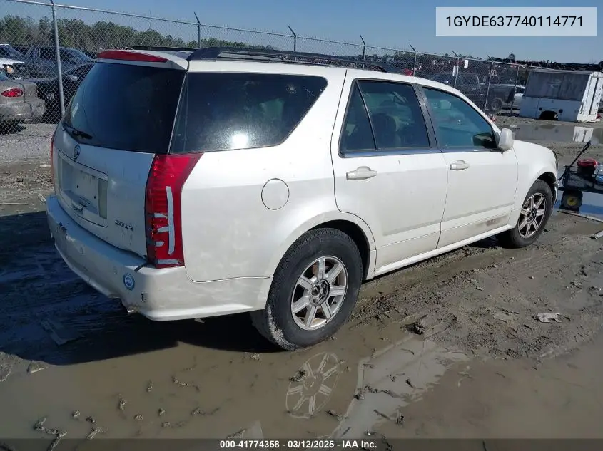 2004 Cadillac Srx Standard VIN: 1GYDE637740114771 Lot: 41774358