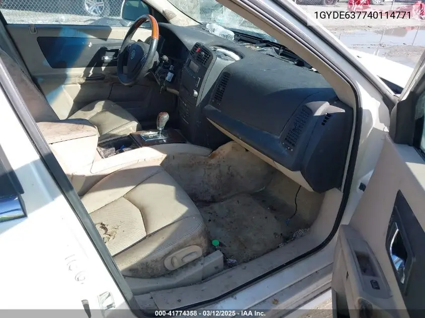 2004 Cadillac Srx Standard VIN: 1GYDE637740114771 Lot: 41774358