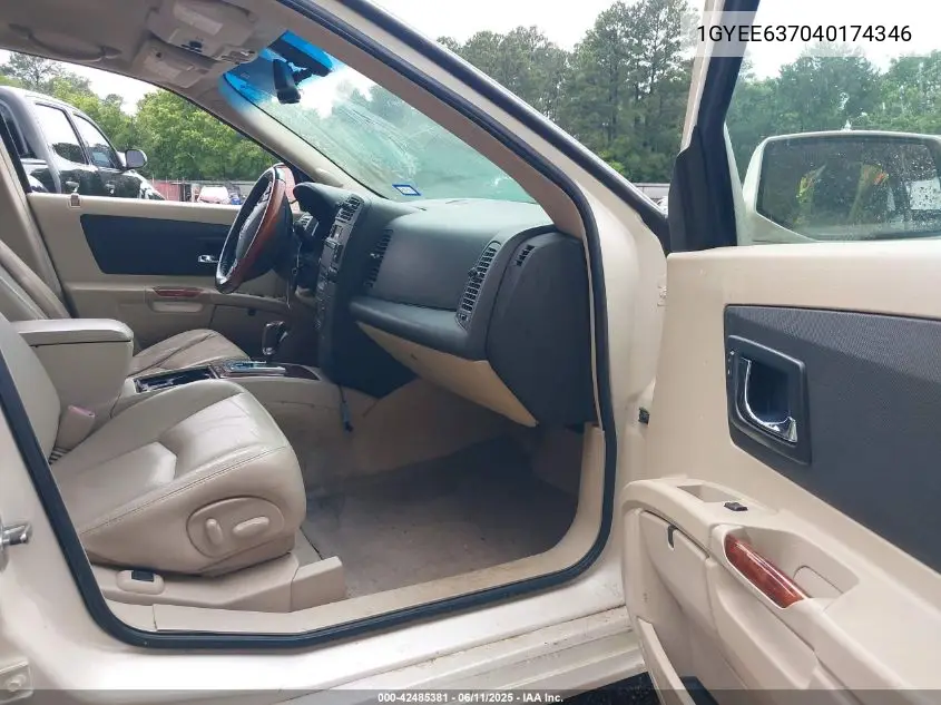 2004 Cadillac Srx Standard VIN: 1GYEE637040174346 Lot: 42485381