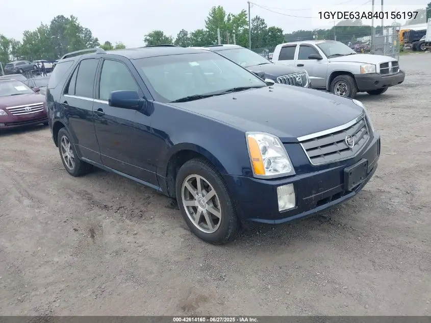 2004 Cadillac Srx V8 VIN: 1GYDE63A840156197 Lot: 42614160