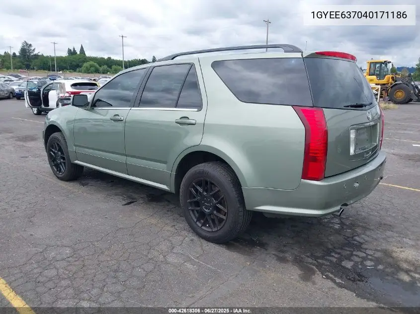 2004 Cadillac Srx Standard VIN: 1GYEE637040171186 Lot: 42618306