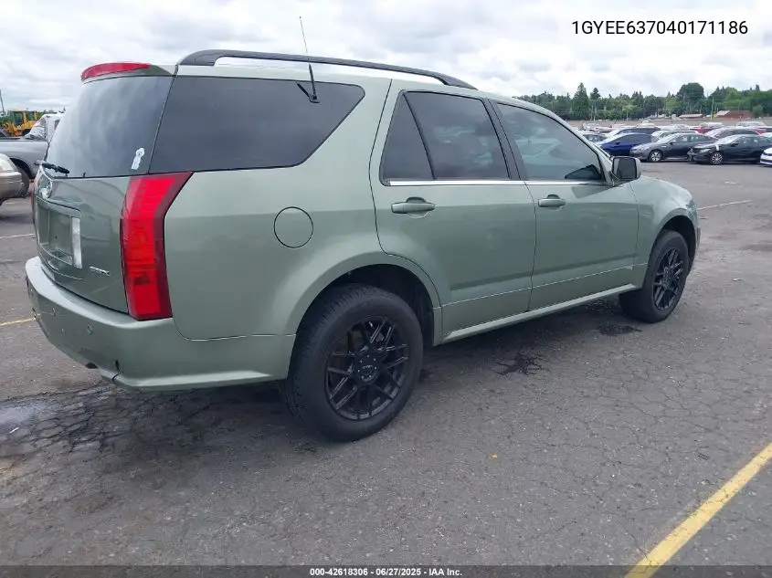 2004 Cadillac Srx Standard VIN: 1GYEE637040171186 Lot: 42618306