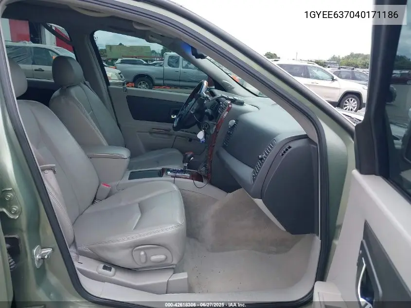 2004 Cadillac Srx Standard VIN: 1GYEE637040171186 Lot: 42618306