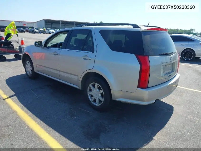 2005 Cadillac Srx V6 VIN: 1GYEE637X50230360 Lot: 42013250