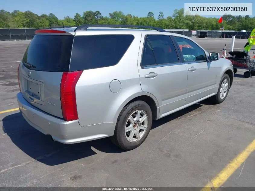 2005 Cadillac Srx V6 VIN: 1GYEE637X50230360 Lot: 42013250