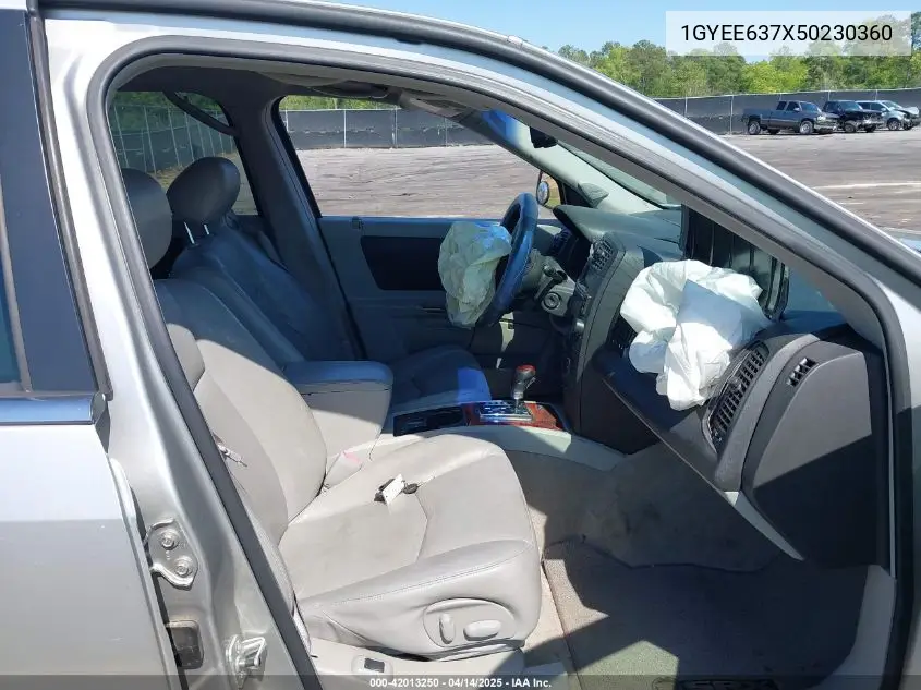 2005 Cadillac Srx V6 VIN: 1GYEE637X50230360 Lot: 42013250