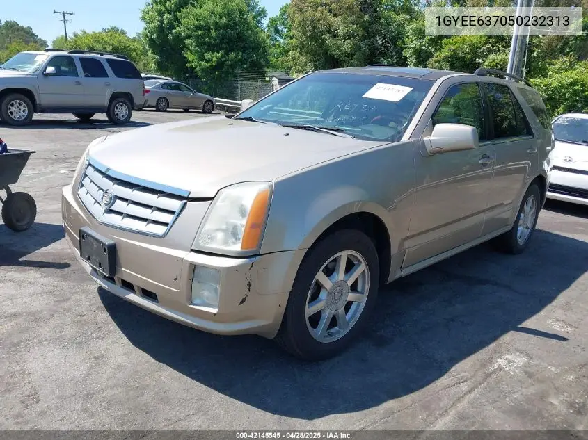 2005 Cadillac Srx V6 VIN: 1GYEE637050232313 Lot: 42145545