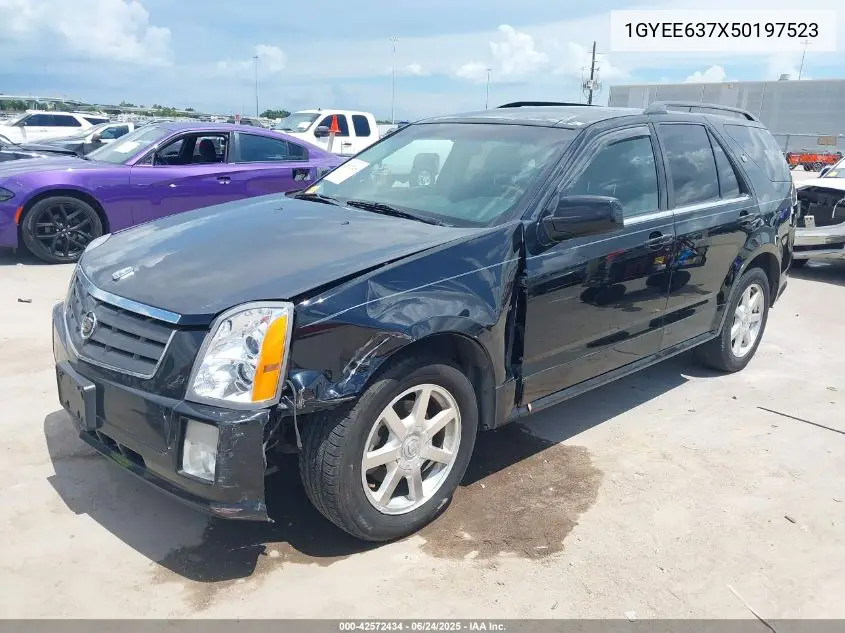 2005 Cadillac Srx V6 VIN: 1GYEE637X50197523 Lot: 42572434
