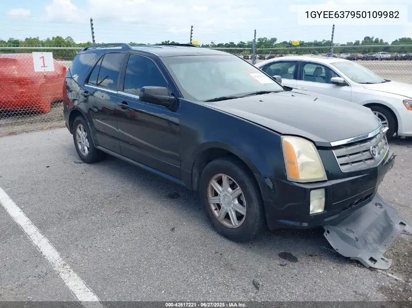 2005 Cadillac Srx V6 VIN: 1GYEE637950109982 Lot: 42617221