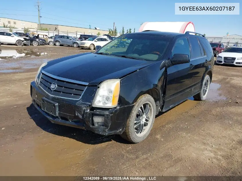 2006 Cadillac Srx VIN: 1GYEE63AX60207187 Lot: 12342089