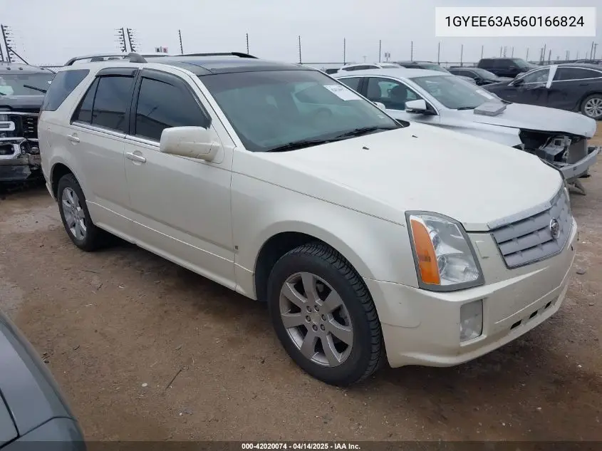2006 Cadillac Srx V8 VIN: 1GYEE63A560166824 Lot: 42020074